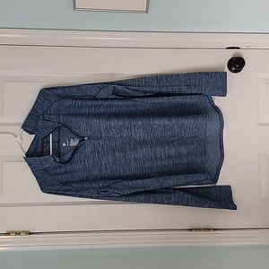 All In Motion Blue Patterned Long Sleeved Shirt